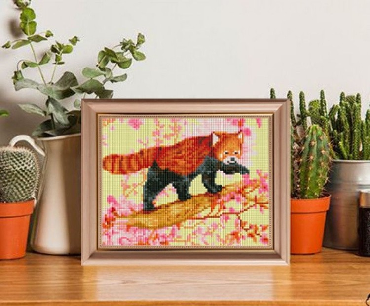 Алмазная вышивка «Красная панда» — картинка 5