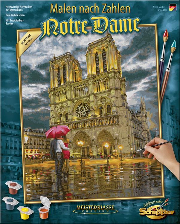 Картина по номерам «Нотр-Дам де Пари» — картинка 4