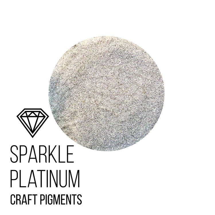 Пигмент минеральный Sparkle Platinum 25 мл, CraftPigments