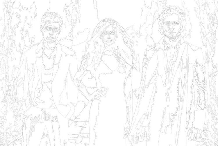 Картина по номерам «Дневники вампира: Деймон, Елена и Стефан 6» — картинка 3