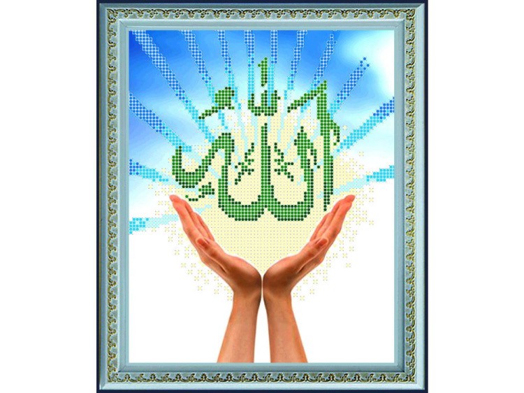 Рисунок на ткани «Аллах»