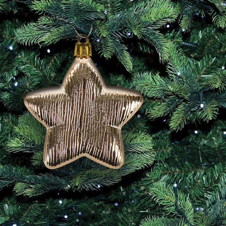 Набор украшений для ели, 43 предмета, цвет золото + перламутр — картинка 21