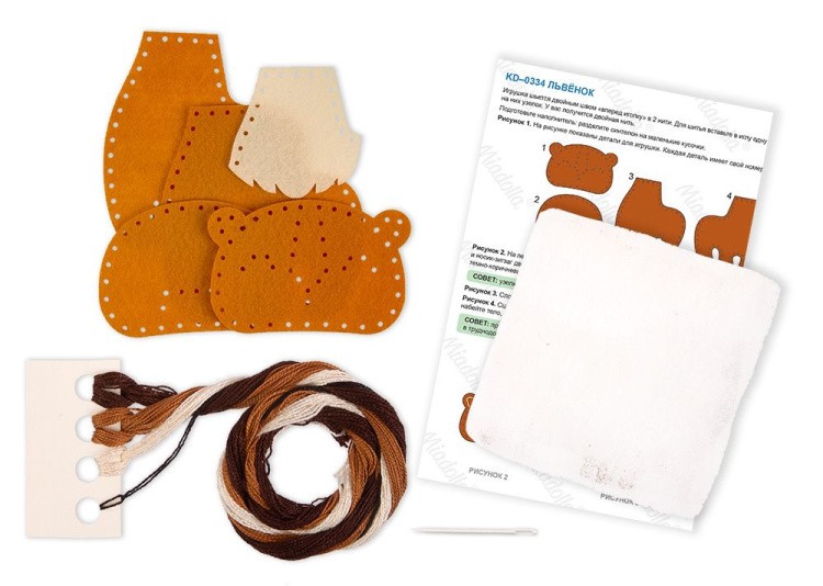 Набор для шитья «Львенок» — картинка 2