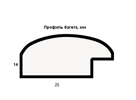Рама без стекла под покраску «Souz» — картинка 2