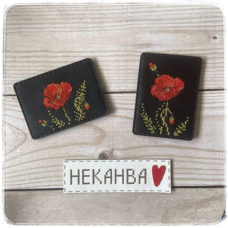 Набор для вышивания визитницы «Мак» — картинка 4