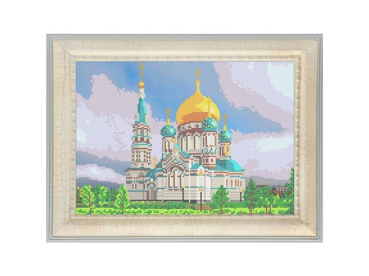 Рисунок на ткани «Успенский кафедральный собор»