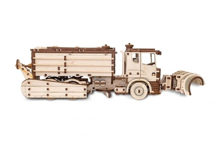 Конструктор из дерева «Снегоуборочная машина», Eco Wood Art — картинка 5