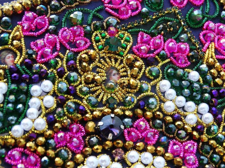 Набор для вышивания хрустальными камнями Богородица «Феодоровская» (маленькая) — картинка 12