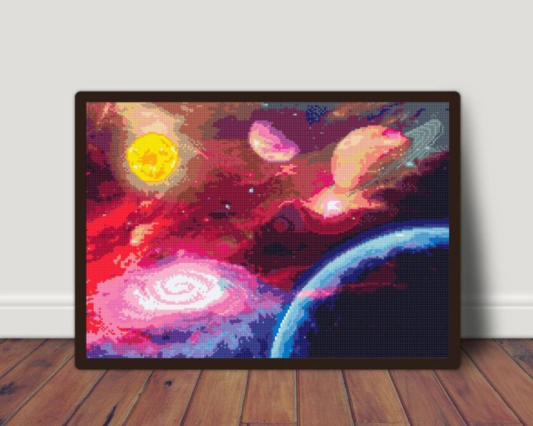 Алмазная вышивка «Новый мир» — картинка 3