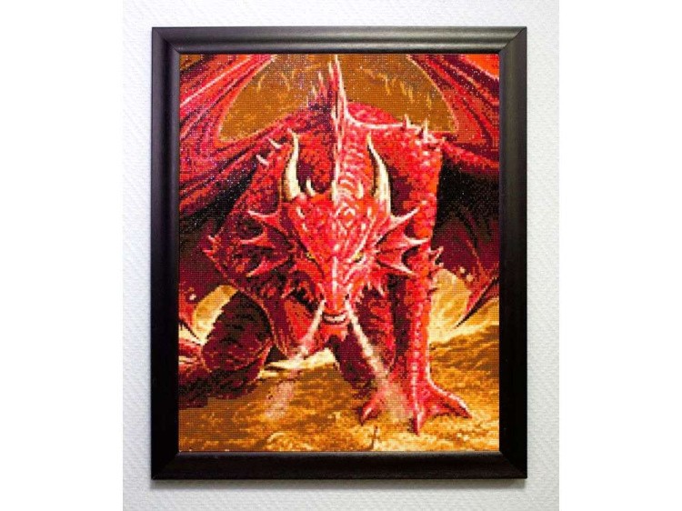 Алмазная вышивка «Ярость дракона» — картинка 4
