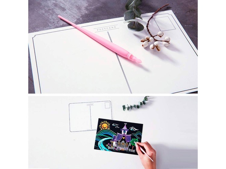 Набор скретч-открыток «House» (цветные) — картинка 3