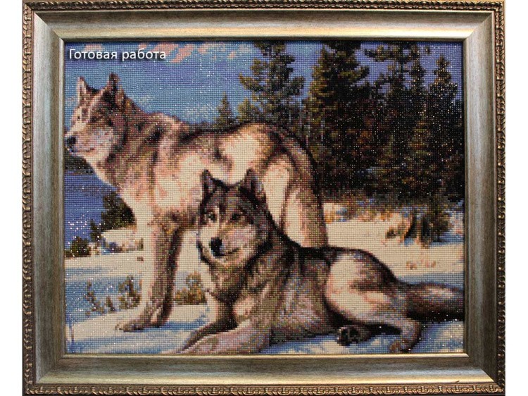 Алмазная вышивка «Волки» — картинка 3