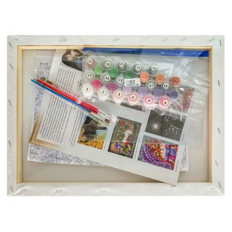 Картина по номерам «Моя новая шляпа» — картинка 3