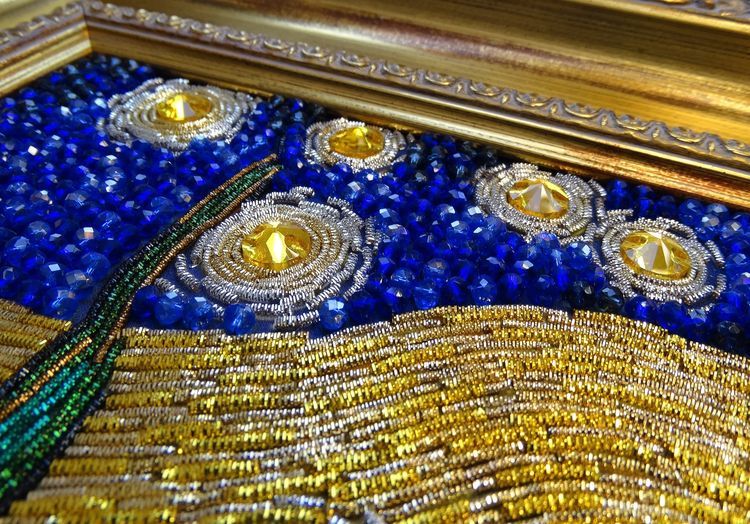 Набор вышивки хрустальными камнями «Звездная ночь Ван Гога» — картинка 13