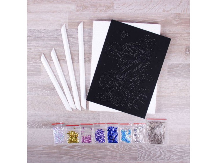 Мозаика из пайеток «Лунный дельфин» — картинка 2