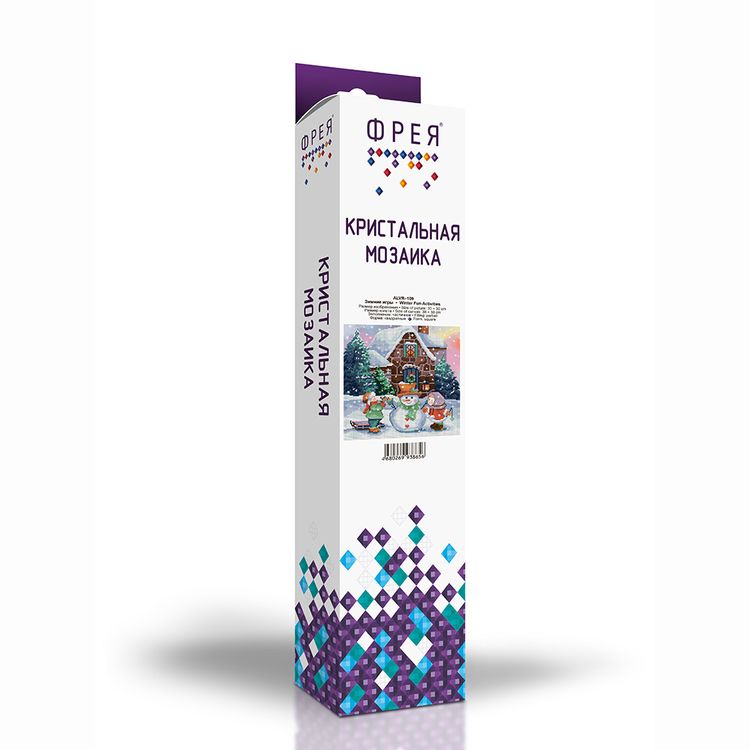 Алмазная вышивка «Зимние игры» — картинка 2