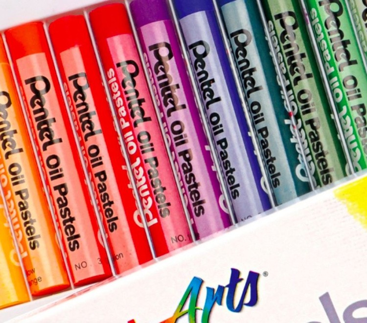 Пастель масляная Pentel Arts Oil Pastels, 25 цв. — картинка 6