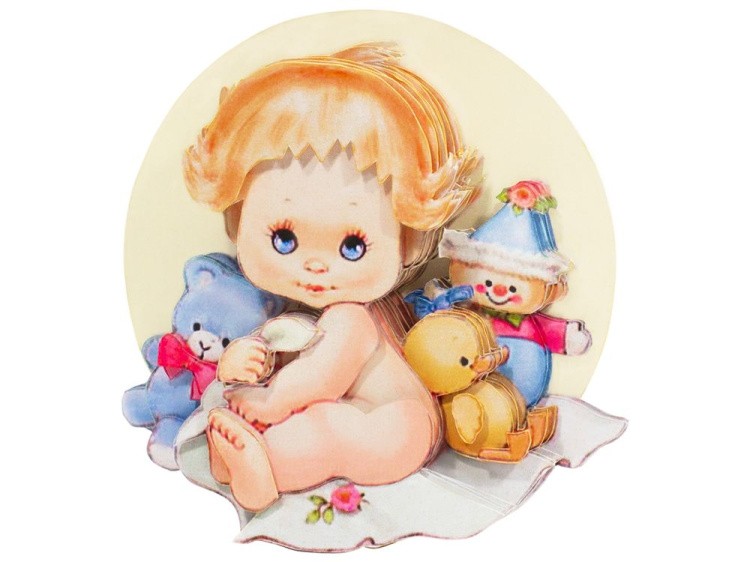 Папертоль «Малыш с игрушками» — картинка 2