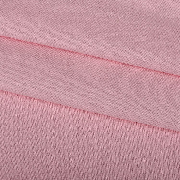 Ткань трикотаж Кулирка с лайкрой, 6 м, ширина 200 см, 175 г/м2, опененд, цвет: розовое безе, TBY — картинка 3