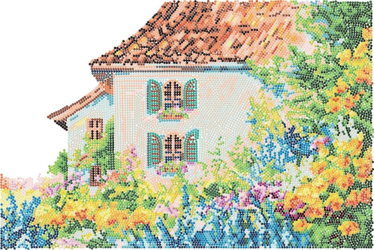 Алмазная вышивка «Домик в деревне» — картинка 2