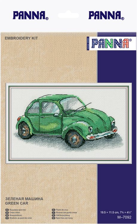 Набор для вышивания «Зеленая машина» — картинка 2