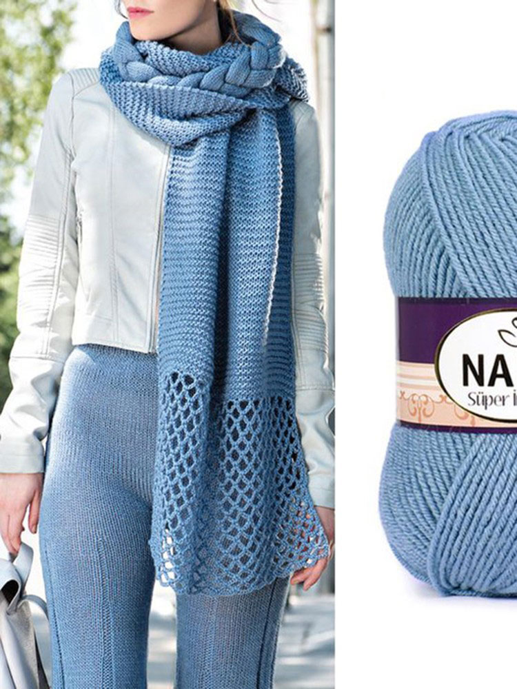 Пряжа NAKO Denim (Нако Деним), (11585), светло-песочный, 5 шт. по 100 г — картинка 18