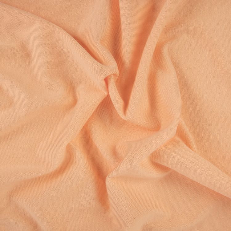 Трикотаж кукольный, 50x155 см, 225 г/м2, 100% хлопок, цвет: №04 светло-персиковый, Peppy — картинка 3