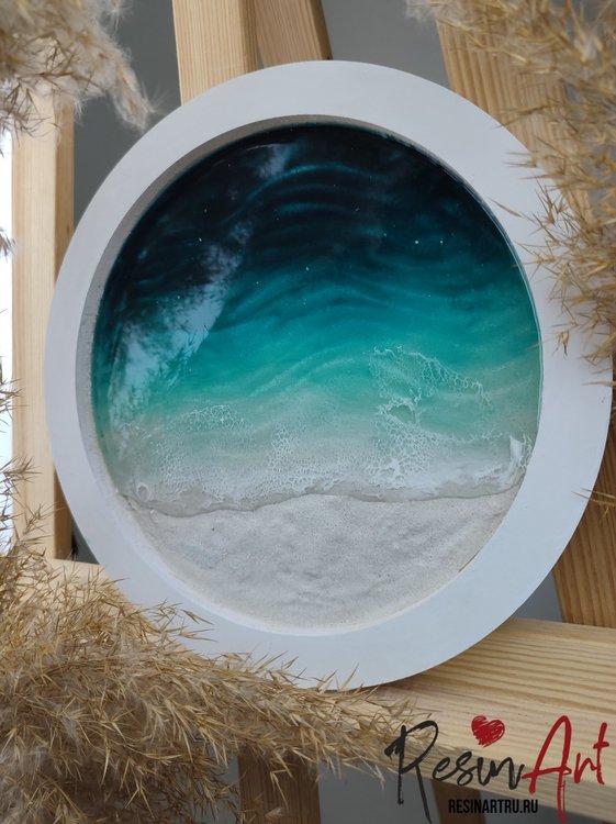 Текстурное морское дно - Набор для рисования эпоксидной смолой (Море) — картинка 6