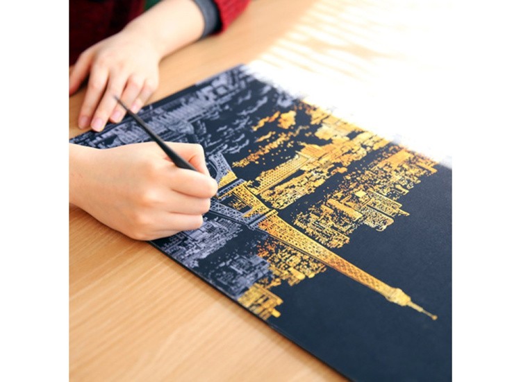 Скретч-набор «Париж» — картинка 11