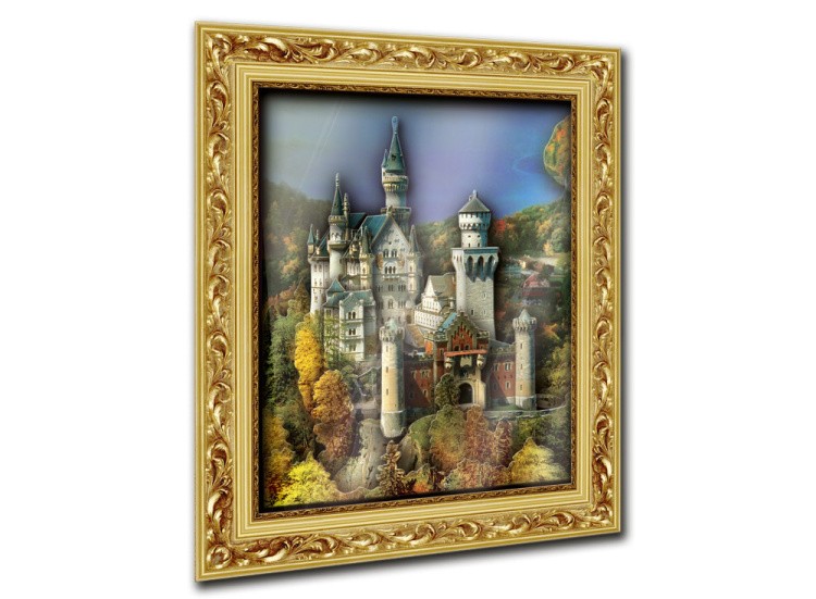 Объемная картина «Замок Нойшванштайн» — картинка 2