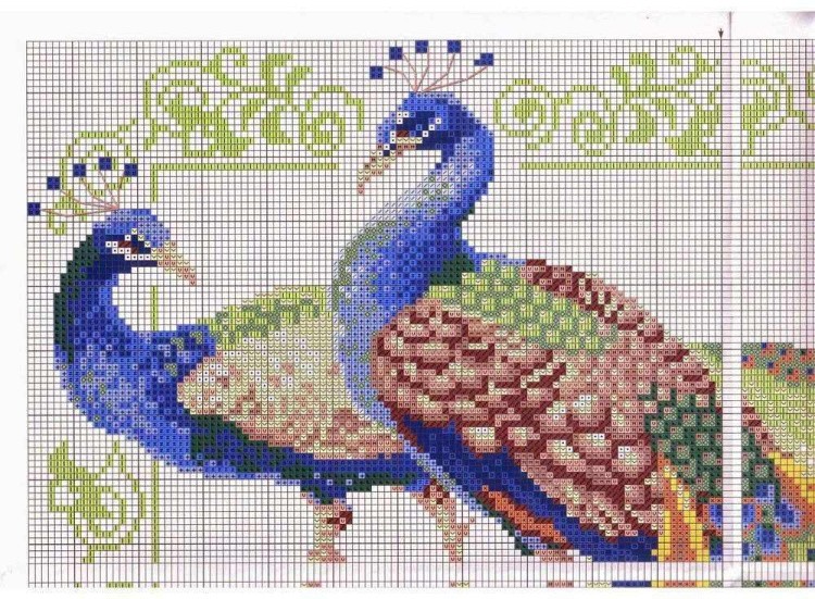 Набор для вышивания «Павлины» — картинка 2