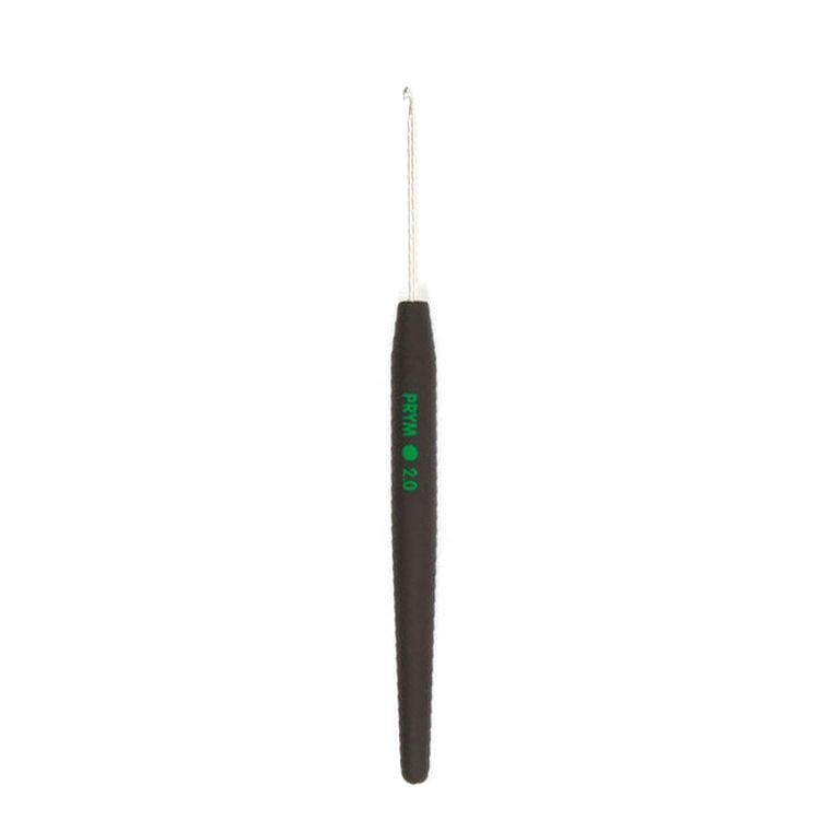 Крючок с пластиковой ручкой, алюминий, 2 мм, 14 см, PRYM