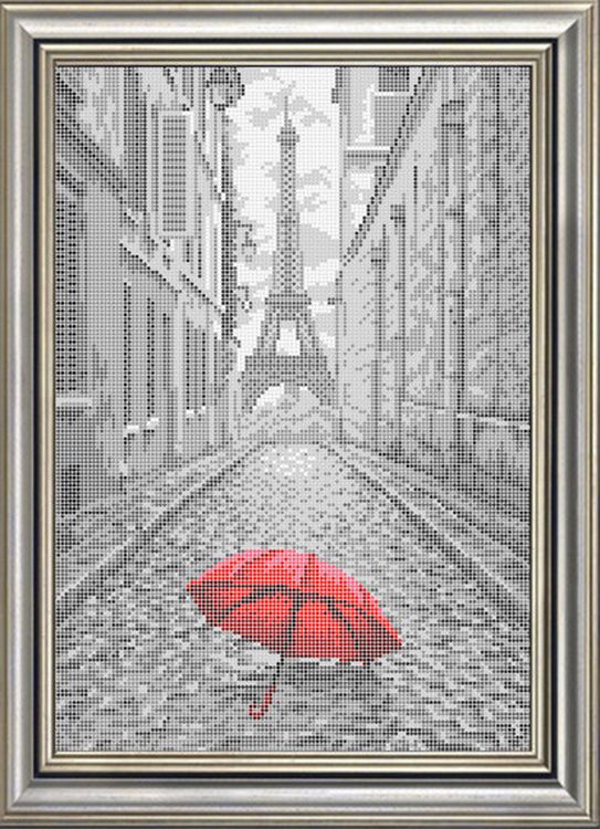 Рисунок на ткани «Парижская улочка»