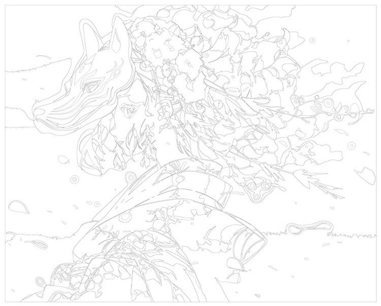 Картина по номерам «Клинок рассекающий демонов: В маске волка» — картинка 3
