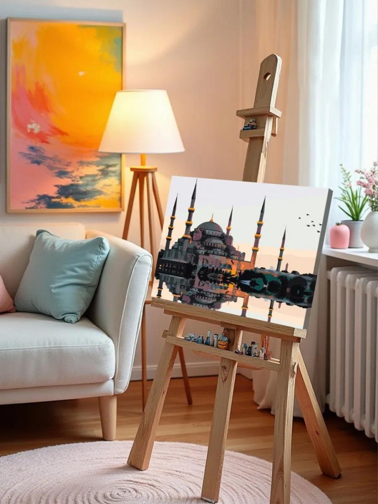 Картина по номерам «Голубая мечеть (Султанахмет) в Стамбуле» — картинка 9