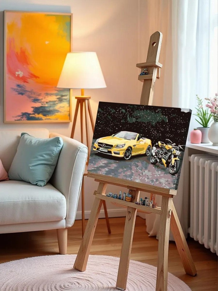 Картина по номерам «Авто и мото» — картинка 9