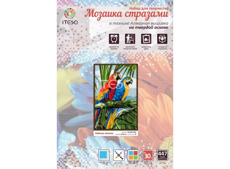 Алмазная вышивка «Райские птички» — картинка 2