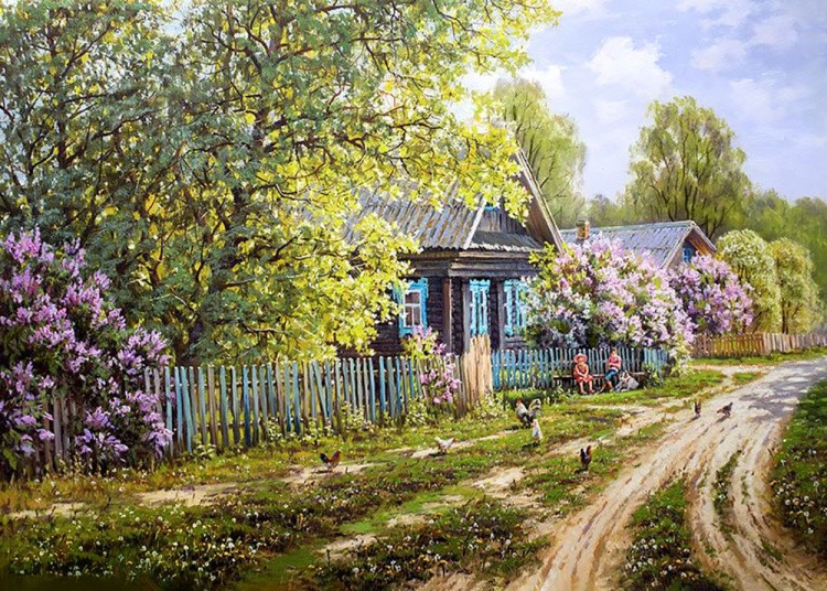 Алмазная вышивка «Деревенский уют» — картинка 2