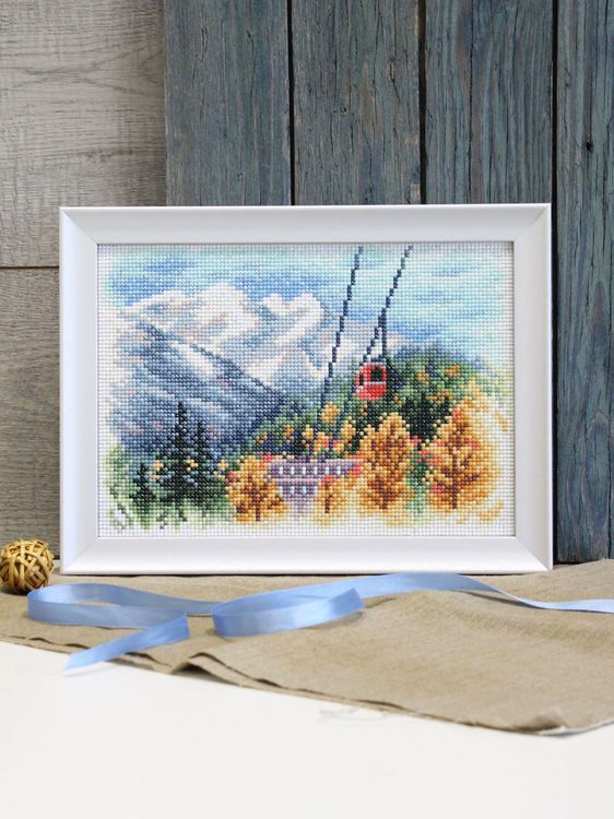 Алмазная вышивка «В горах» — картинка 4