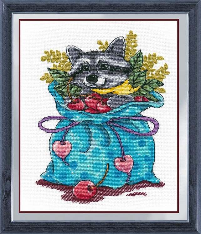 Набор для вышивания «Енотик-сладкоежка» — картинка 2