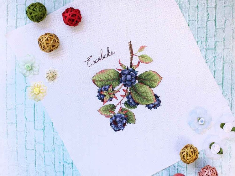 Набор для вышивания «Дары природы. Ежевика» — картинка 3