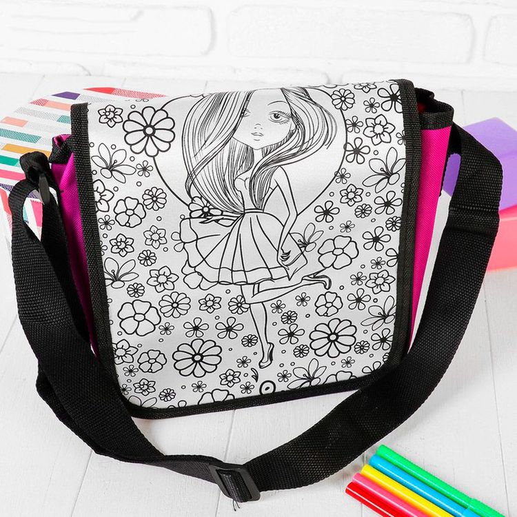 Сумка-раскраска «Красотка» — картинка 2