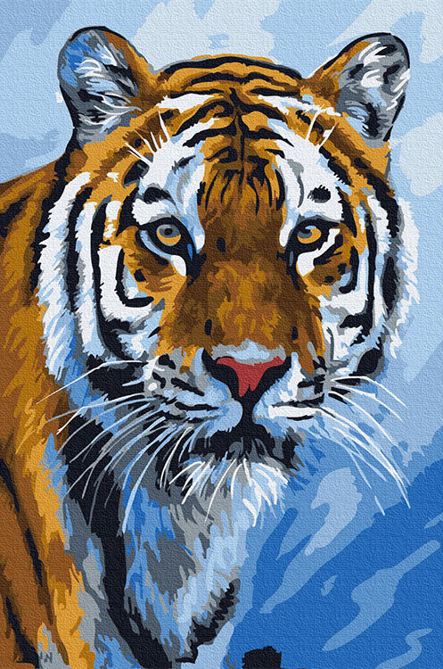 Картина по номерам «Глаза тигра»