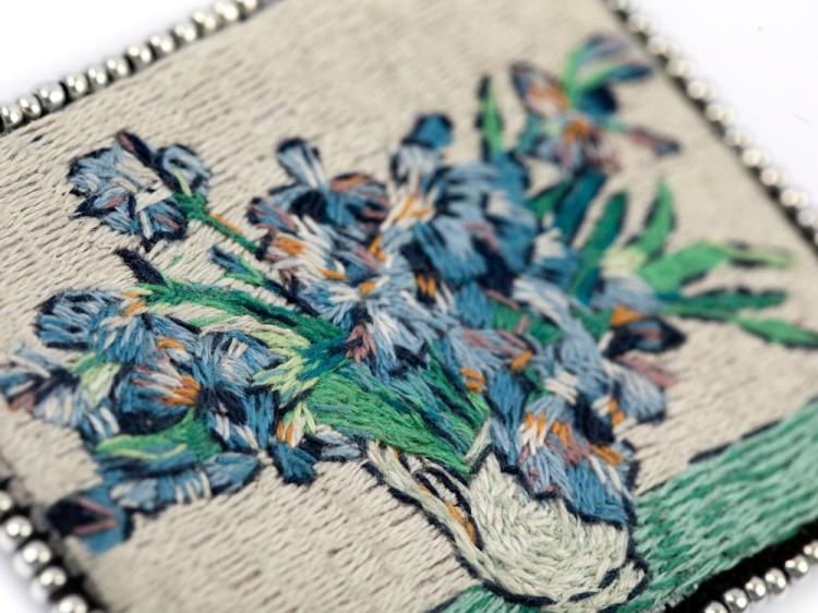 Набор для вышивания «Брошь. Ирисы» — картинка 2