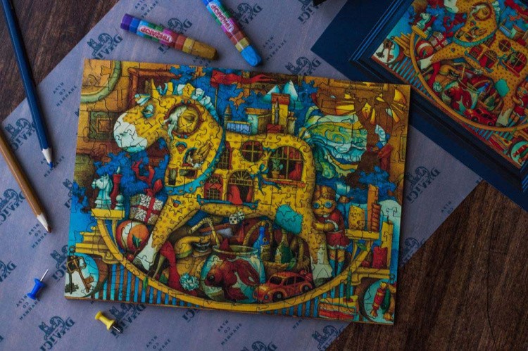 Деревянные пазлы DAVICI «Лошадка» — картинка 7