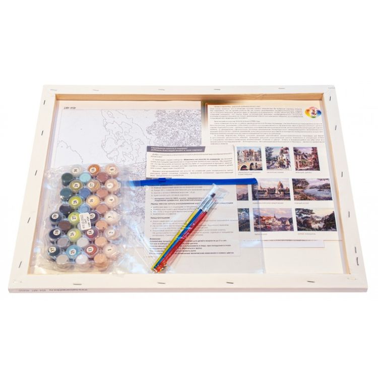 Картина по номерам «Санкт-Петербург. Михайловский сад» — картинка 3