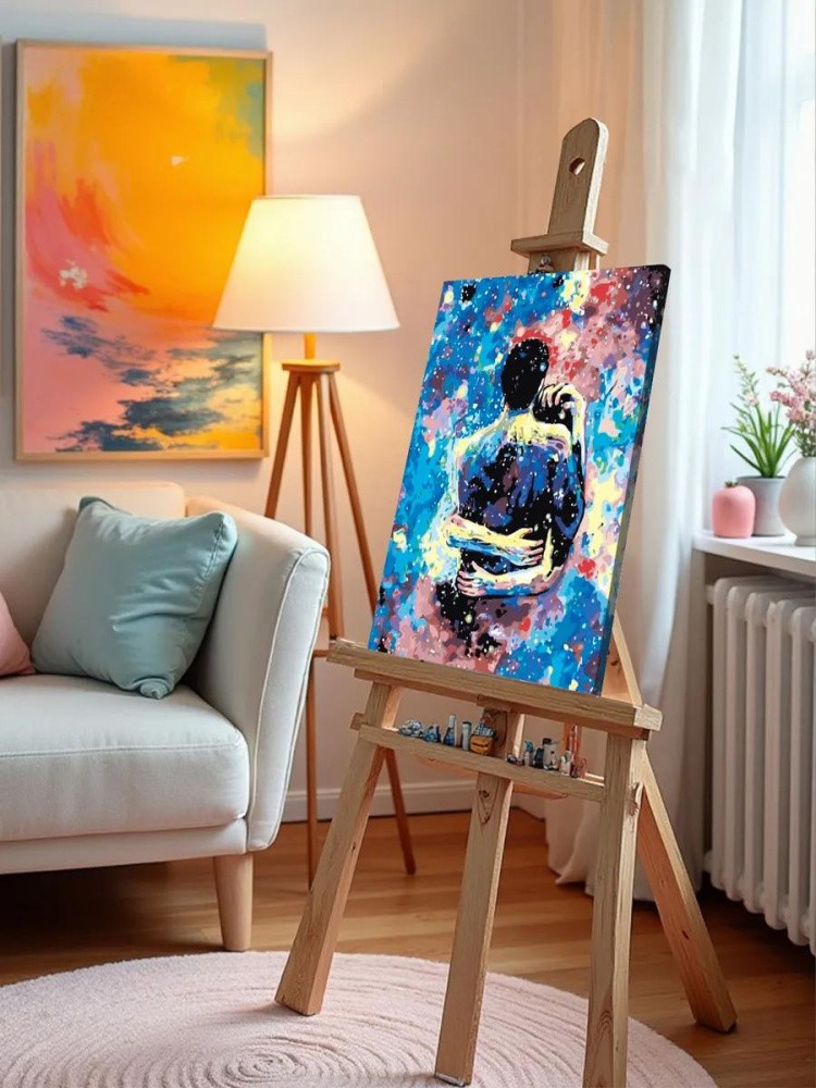 Картина по номерам «Космическая любовь» — картинка 9