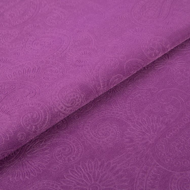 Ткань блузочная «Жаккардовый шифон», 200 г/м2, 1,5 м х 150 см, цвет: фиолетовый, Gamma