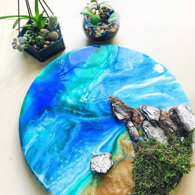 Прозрачная эпоксидная смола для рисования MixArt Resin, 4,5 кг, EpoximaxX — картинка 9