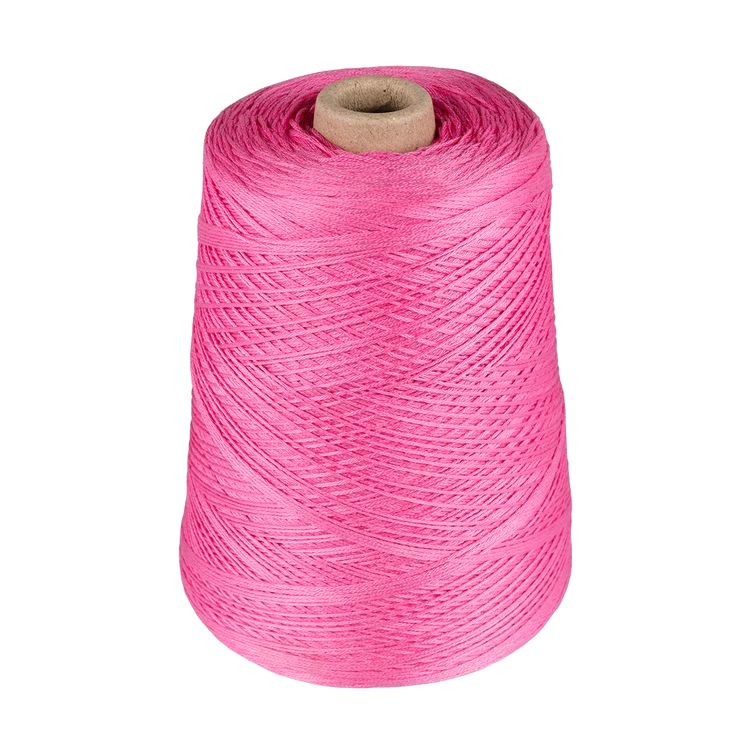 Мулине для вышивания, 100% хлопок, 480 г, 1800 м, цвет: №0204 ярко-розовый, Gamma